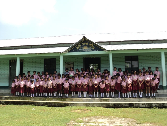 group of children in a Care For Children school