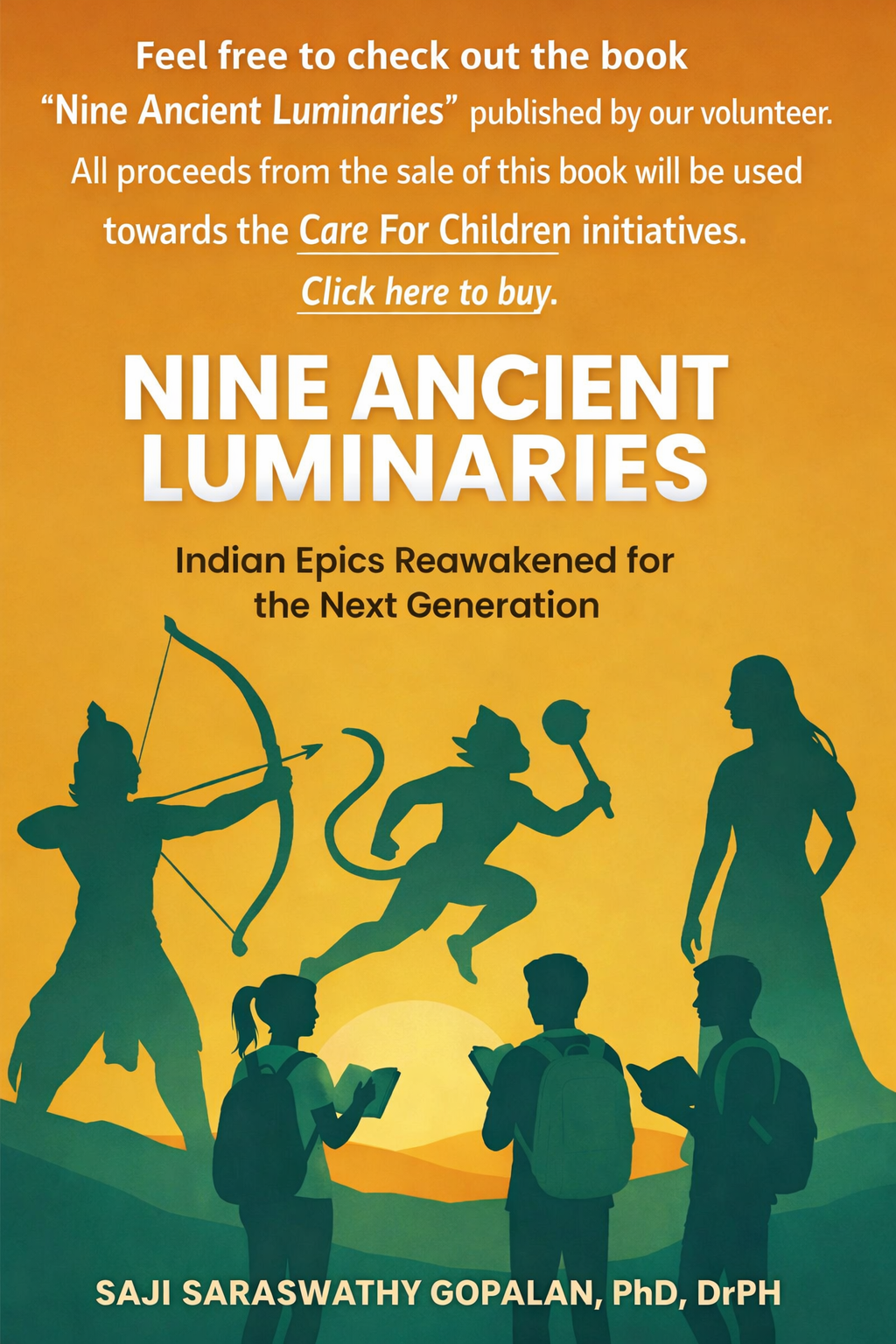 Volunteer contribution - Nine ancient luminaries book